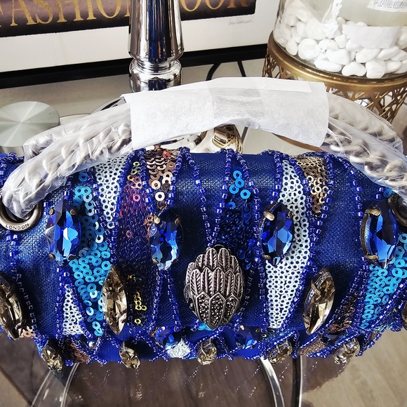 Kurt Geiger Multicolor Sequin Clutch - Picture 7 of 11